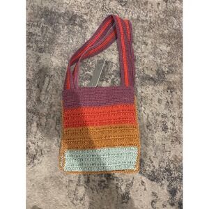 Bl-nk bag 100% paper raffia bag new with tags